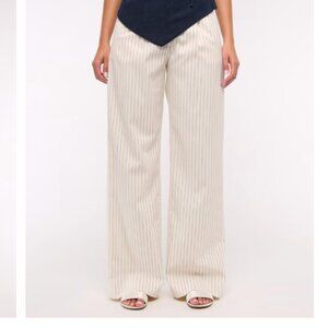 A&F Sloane Tailored Wide Leg Pant 27 TALL